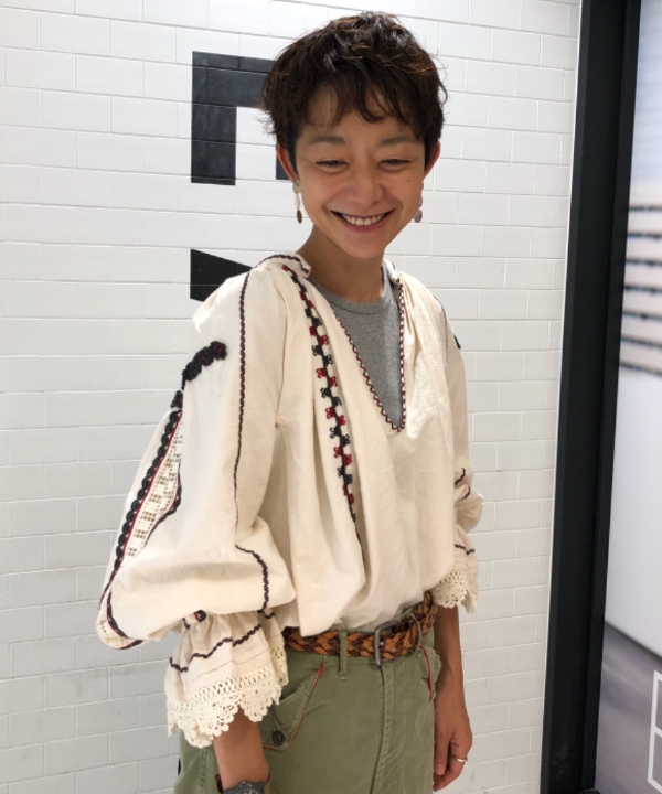 矢野(青木)優香さんの「BEAMS WOMEN｜」を使ったコーディネート