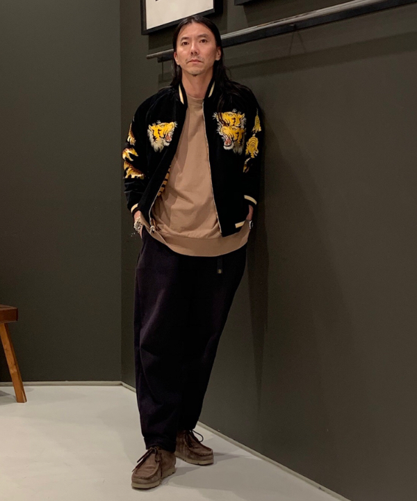 William Wall｜カウハイドレザー切り替えモッズコートウィリアム