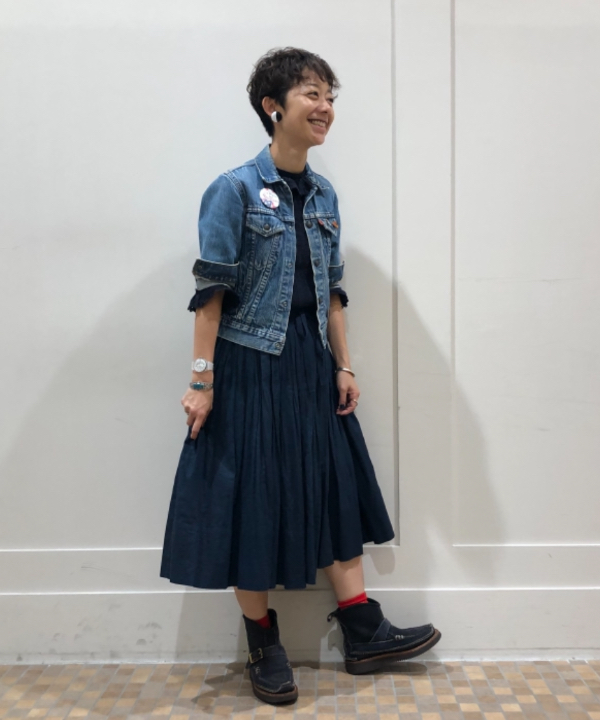 矢野(青木)優香さんの「BEAMS WOMEN｜」を使ったコーディネート