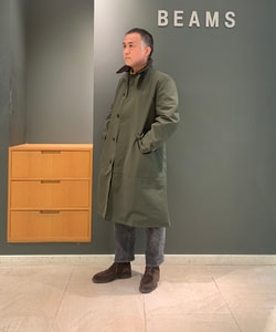 Barbour / SINGLE BRESTED 2レイヤー ロングコート eva.gov.co