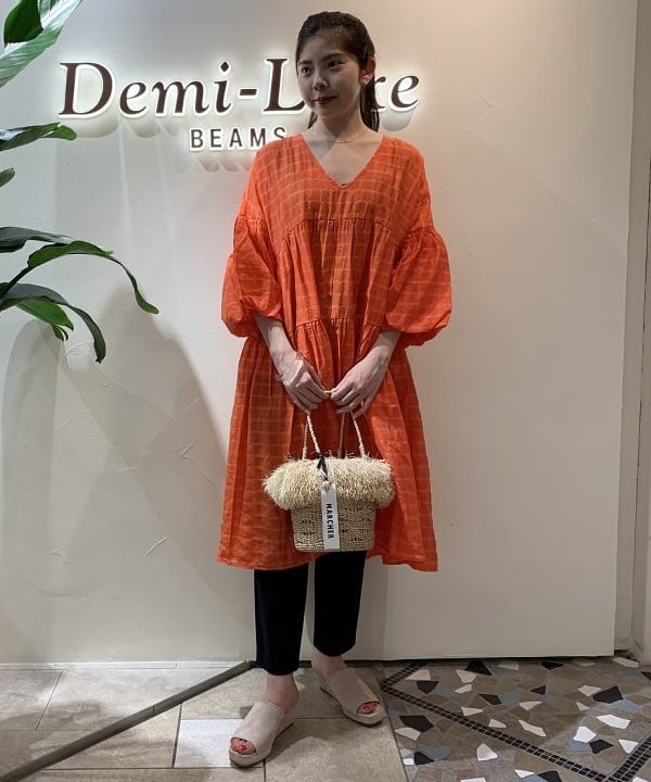 デミルクス ビームスEmin＆Paul チェック ワンピース Demi-Luxe BEAMS（デミルクス ビームス）の「○Emin＆Paul