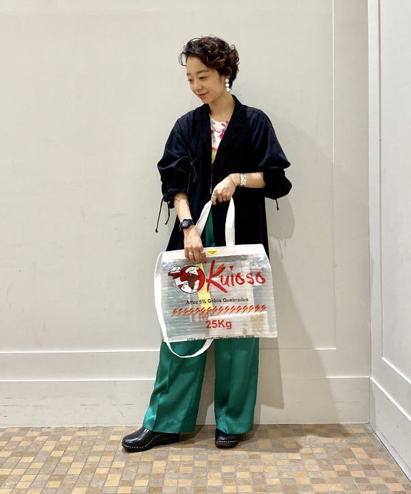 矢野(青木)優香さんの「BEAMS WOMEN｜」を使ったコーディネート