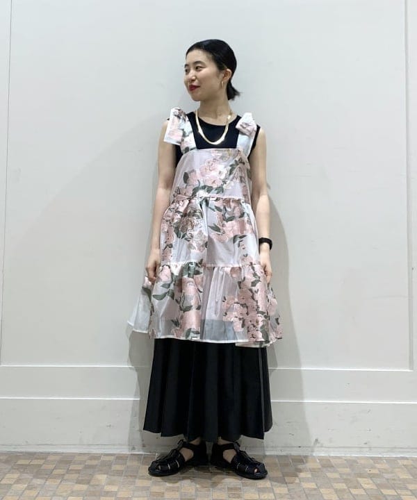 kawa-kamiさんの「BEAMS WOMEN｜Ray BEAMS / K10 ベネチアン ネックレス」を使ったコーディネート