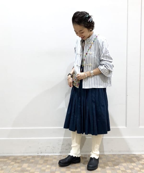 矢野(青木)優香さんの「BEAMS WOMEN｜」を使ったコーディネート