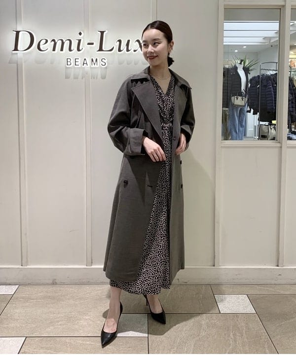 出荷 Demi-Luxe BEAMS トレンチコート 36 asakusa.sub.jp