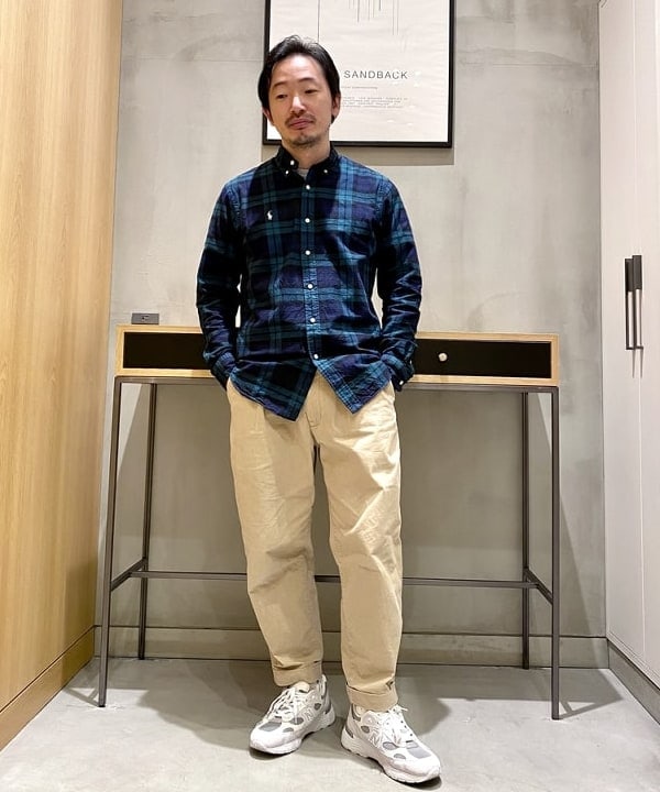 ラルフローレン ビームス別注 THE BIG CHINO ブラックウォッチ ビームス 川崎（290273） スタイリング・コーディネイト｜BEAMS