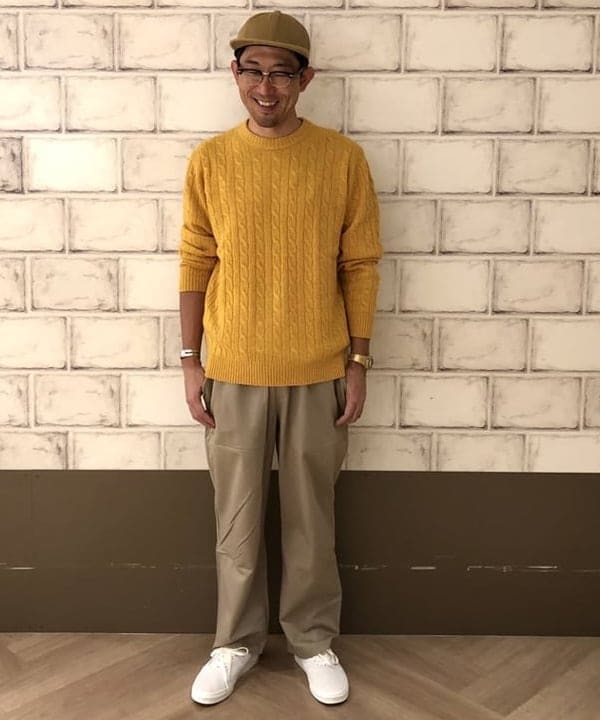 SALE/84%OFF】 ニット B:MING by BEAMS メッシュ編み クルーネック ニット B:MING by BEAMS クルーネック ガンジーセーター