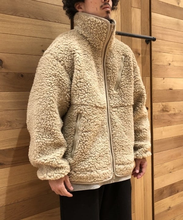 Wool Boa Fleece Field Jacket