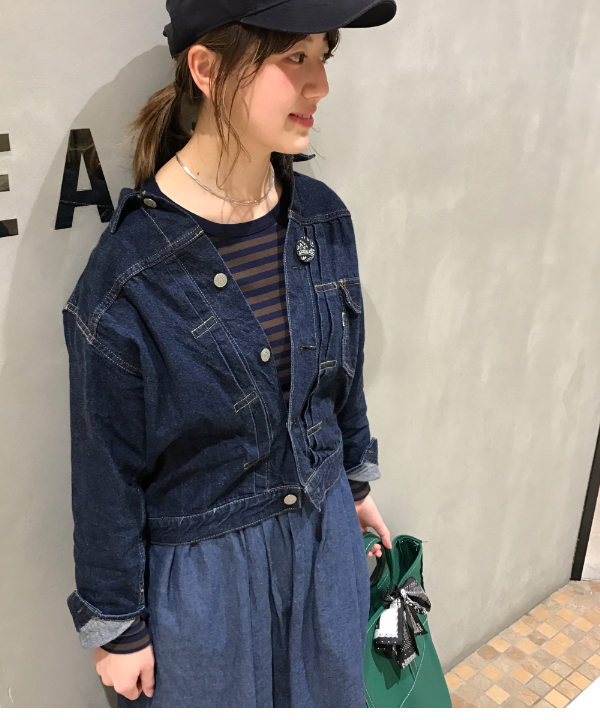 ハルカワエさんの「BEAMS WOMEN｜orSlow &times; BEAMS BOY / 別注 Monroe Jacket Special」を使ったコーディネート