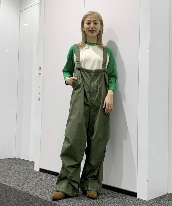 ハルカワエさんの「BEAMS WOMEN｜BEAMS BOY / US ARMY オーバー パンツ」を使ったコーディネート