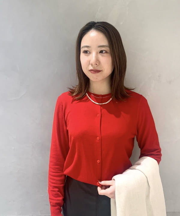 大川 美咲さんの「BEAMS WOMEN｜les bon bon / ヴィクトリア ネックレス ゴールド」を使ったコーディネート
