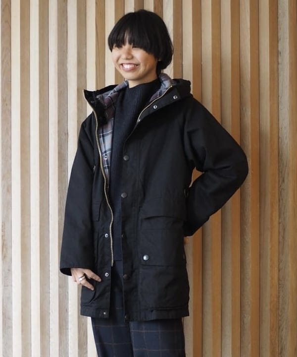 Barbour Pilgrim Surf + Supply コート 36 S 黒-