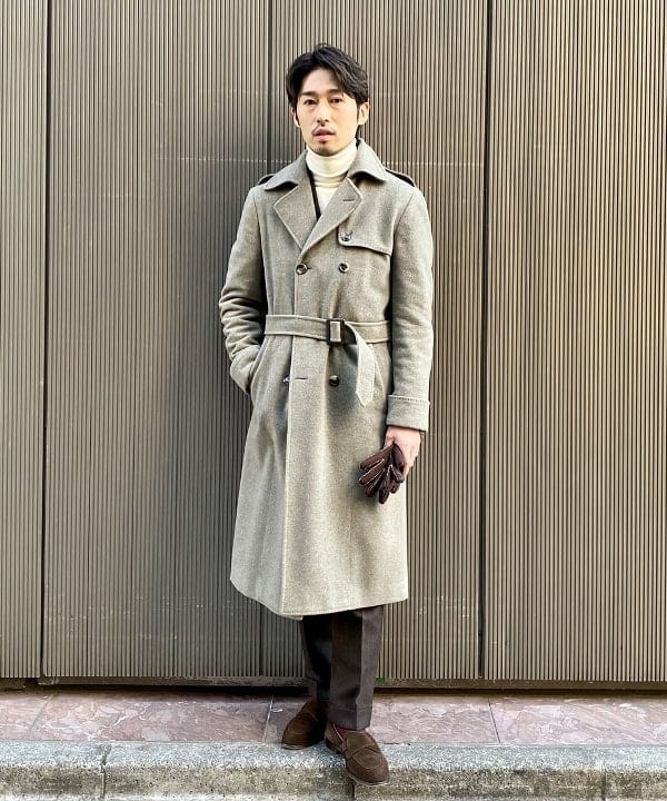 Stile Latino ダブルブレストコート　BEAMSF BEAMS F（332287） スタイリング・コーディネイト｜BEAMS
