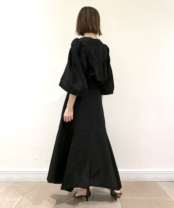 AOYAGIさんの「BEAMS WOMEN｜Demi-Luxe BEAMS / ダブルパール イヤリング」を使ったコーディネート