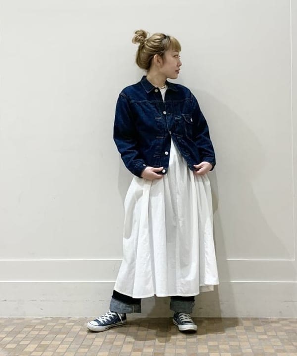 ハルキ　モモナさんの「BEAMS WOMEN｜orSlow &times; BEAMS BOY / 別注 Monroe Jacket Special」を使ったコーディネート