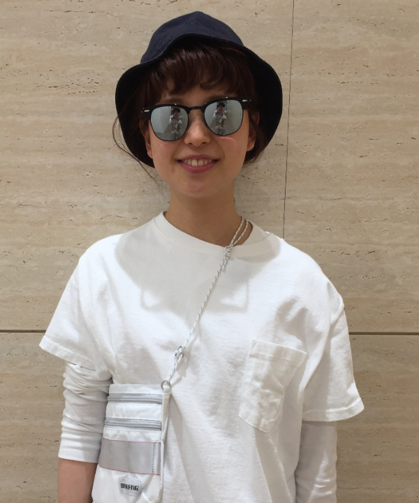 MAYURIさんの「BEAMS WOMEN｜Goodwear / カスタム ビッグ 半袖 Tシャツ」を使ったコーディネート