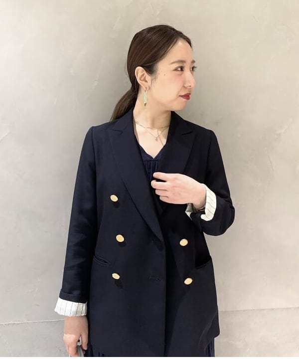 大川 美咲さんの「BEAMS WOMEN｜les bon bon / ヴィクトリア ネックレス ゴールド」を使ったコーディネート