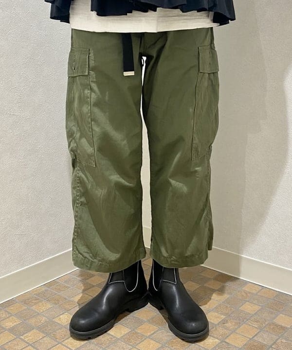 ミナミマリコさんの「BEAMS WOMEN｜WAREHOUSE & CO. / 別注 ステンシル13 Tシャツ」を使ったコーディネート