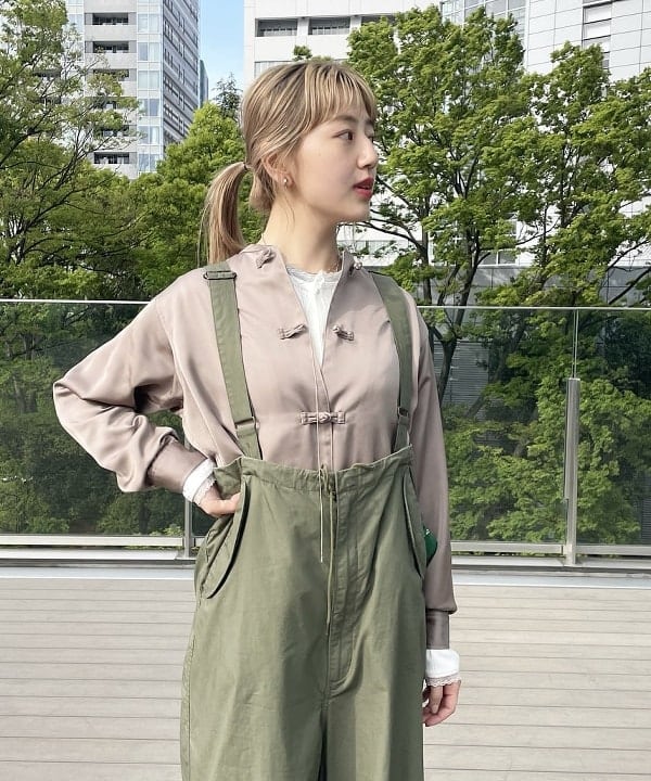 ハルカワエさんの「BEAMS WOMEN｜BEAMS BOY / US ARMY オーバー パンツ」を使ったコーディネート