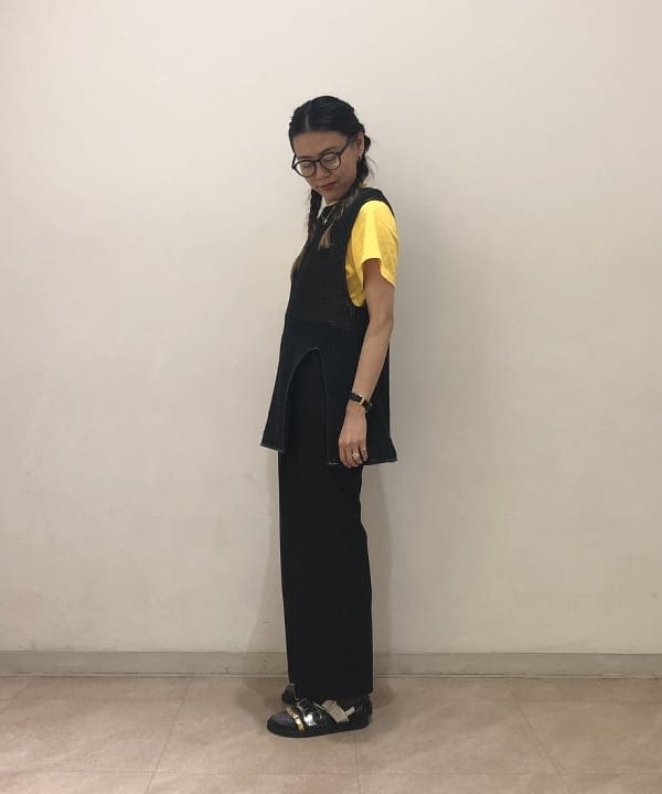 福岡 千晃さんの「BEAMS WOMEN｜noeyedia / メガネ &rdquo;NE-430&rdquo;」を使ったコーディネート