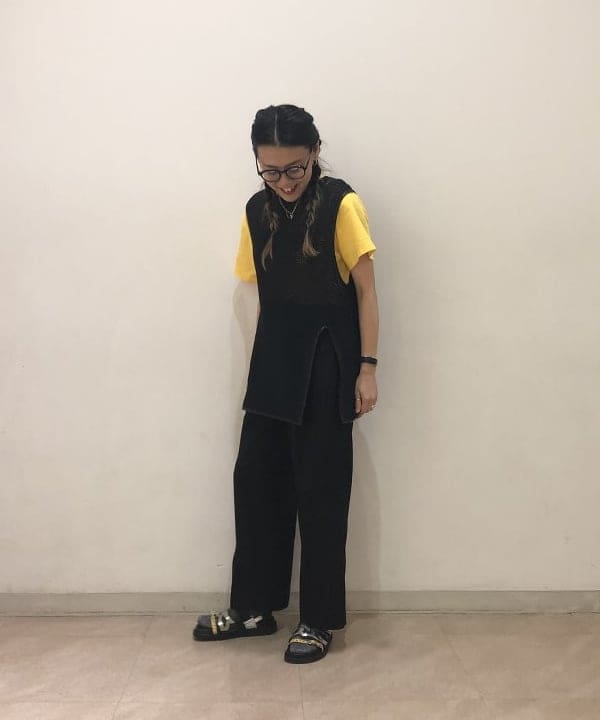 福岡 千晃さんの「BEAMS WOMEN｜noeyedia / メガネ &rdquo;NE-430&rdquo;」を使ったコーディネート