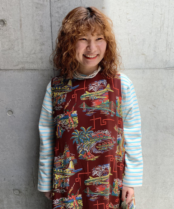 まつむさんの「BEAMS WOMEN｜BEAMS BOY / パールチョーカー セット」を使ったコーディネート