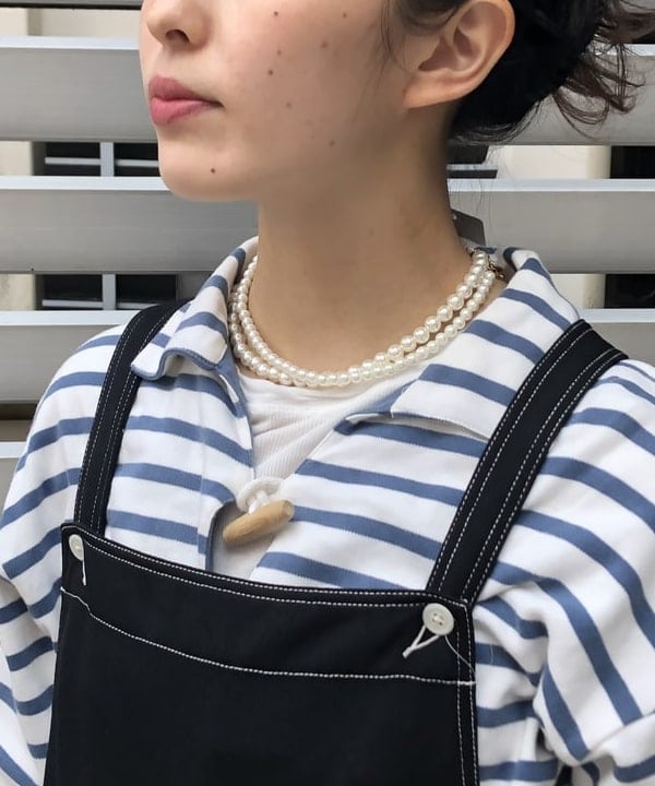 サワイさんの「BEAMS WOMEN｜BEAMS BOY / パールチョーカー セット」を使ったコーディネート