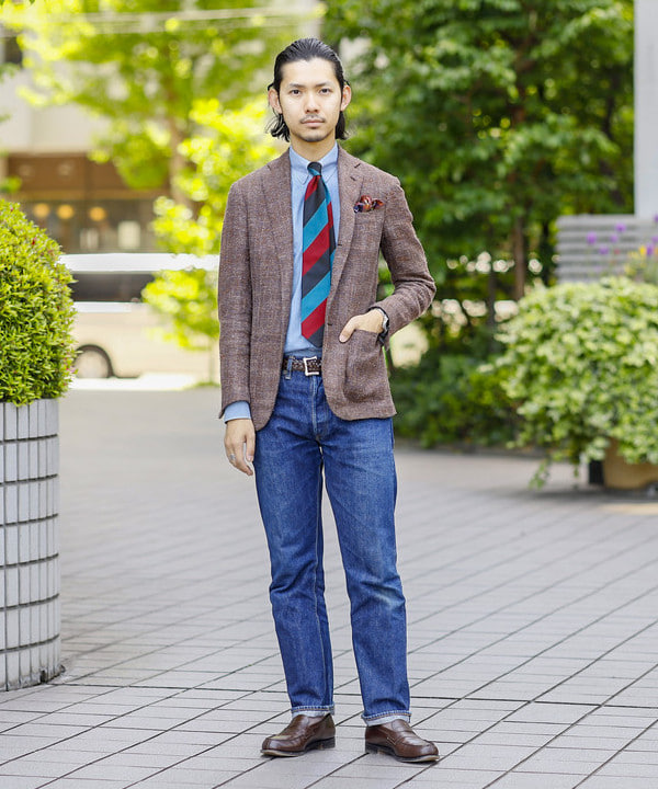 新品】ディディタイ ストライプ ターコイズ （BEAMS F（386708  