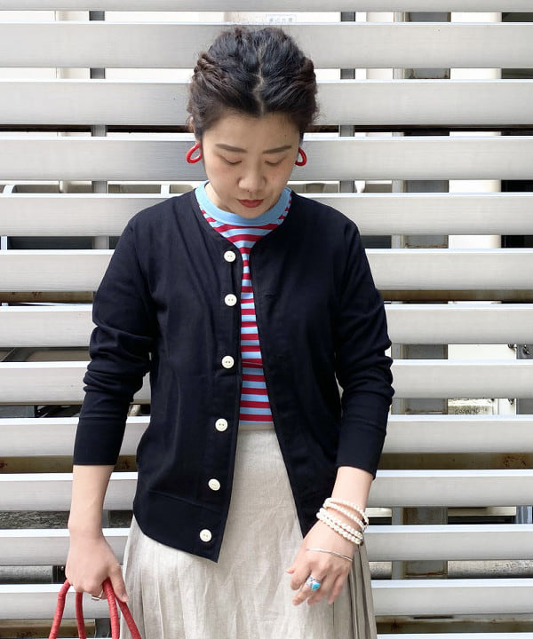 EMORIさんの「BEAMS WOMEN｜BEAMS BOY / パールチョーカー セット」を使ったコーディネート