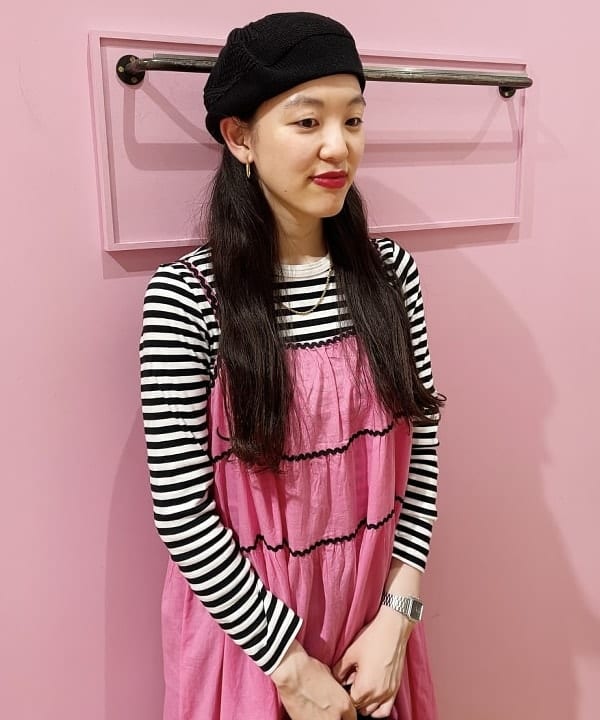 Mizuki.Mさんの「BEAMS WOMEN｜BEAMS BOY / フライス 1cm ボーダー」を使ったコーディネート