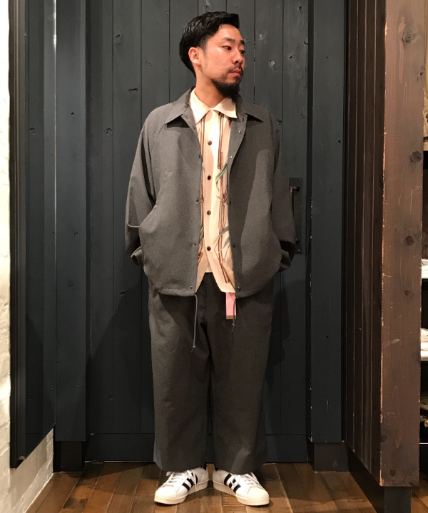 072170● BEAMS SURF\u0026SK8 SSZ サイドジップ コーチ