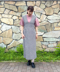 Beams Heart ビームス ハート Beams Heart ギンガムチェック リボンワンピース ワンピース ワンピース 通販 Beams