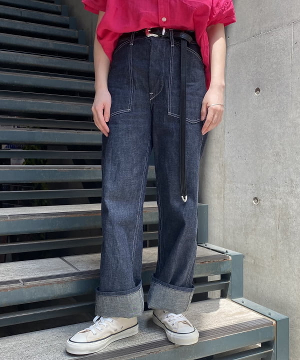 にしだてさんの「BEAMS WOMEN｜【別注】BUZZ RICKSON'S / USアーミーDENIM」を使ったコーディネート