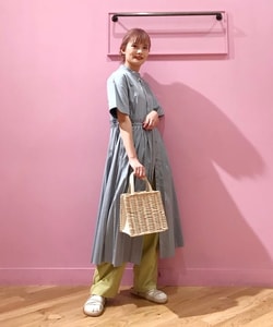 Ray Beams レイ ビームス Ray Beams バンドカラー プリーツ ワンピース ワンピース ワンピース 通販 Beams