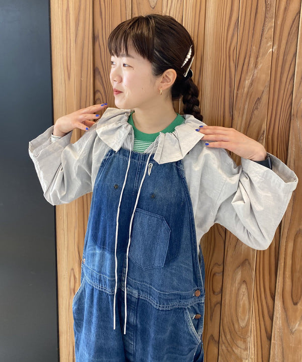 大田 麗未さんの「BEAMS WOMEN｜【別注】Healthknit / ワッフル ボーダー Tシャツ」を使ったコーディネート