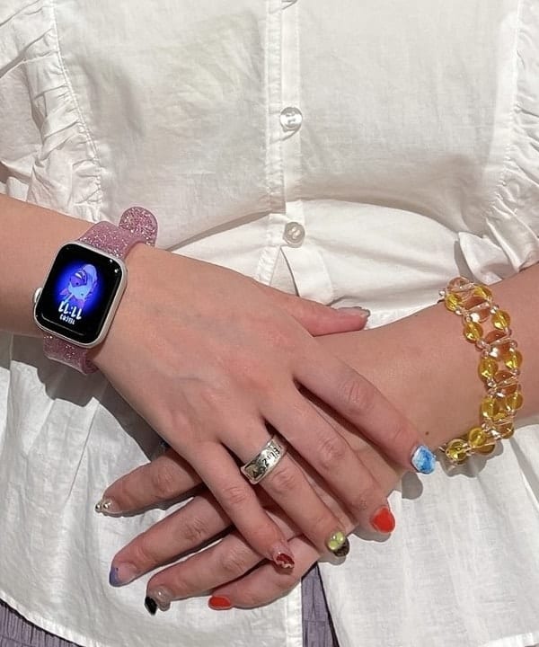 みちこりーたさんの「BEAMS WOMEN｜Otro Accesorio / メッセージ リング」を使ったコーディネート