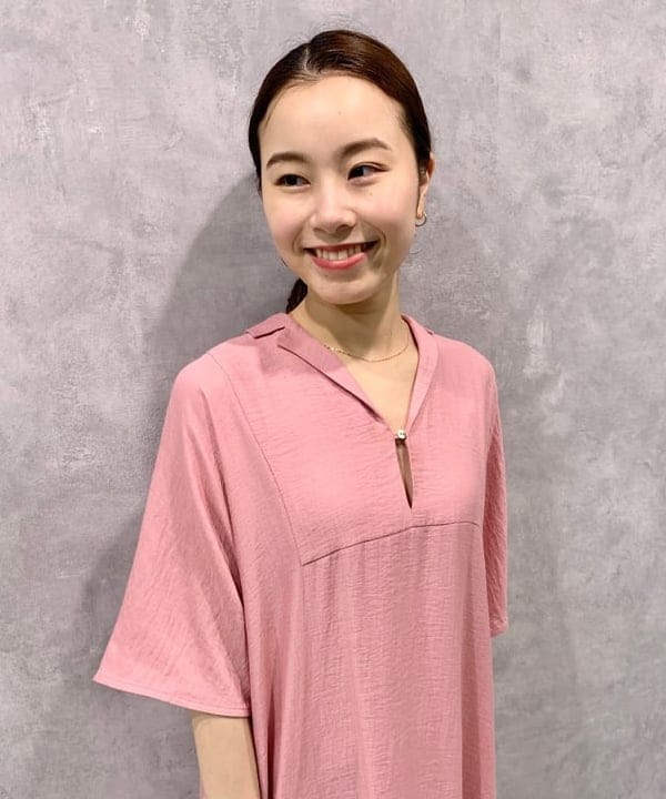 KARENさんの「BEAMS WOMEN｜les bon bon / ヴィクトリア ネックレス ゴールド」を使ったコーディネート