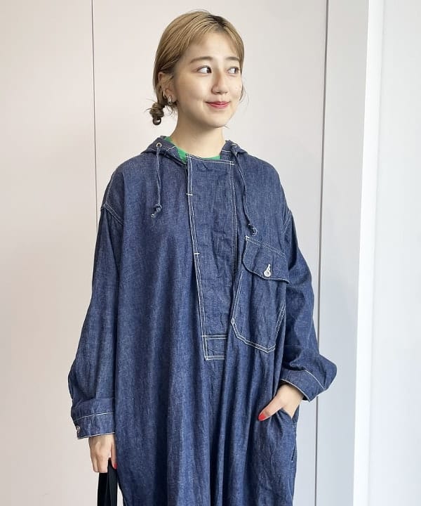 ハルカワエさんの「BEAMS WOMEN｜【別注】Healthknit / ワッフル ボーダー Tシャツ」を使ったコーディネート