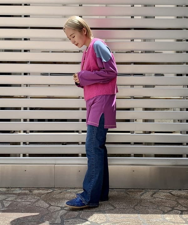 朱華さんの「BEAMS WOMEN｜BEAMS BOY / パールチョーカー セット」を使ったコーディネート