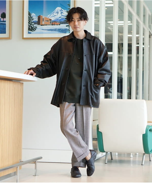 BEAMS レザーカーコーチジャケット www.ipanema.com