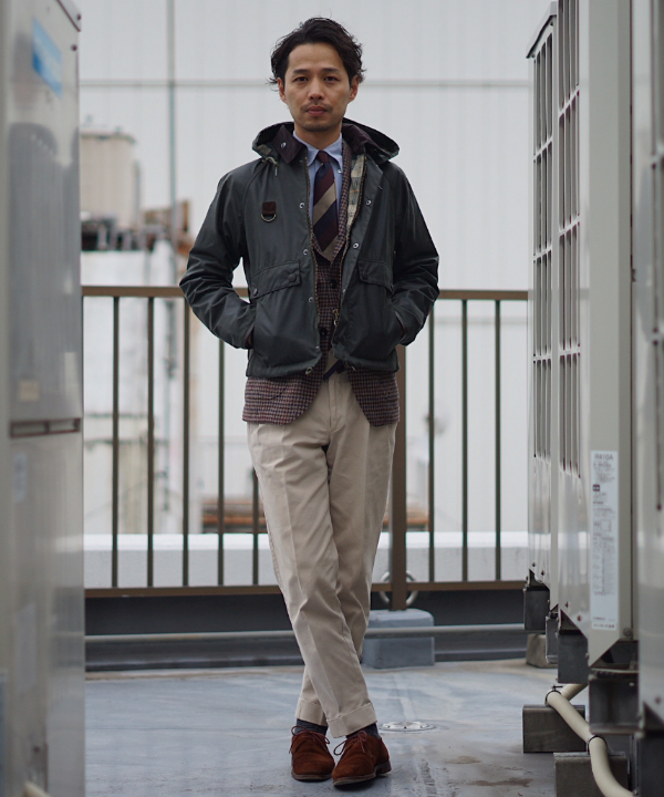 Barbour spey バブアー スペイ BEAMS別注 ツイード-