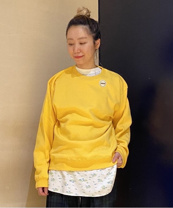 にしだてさんの「BEAMS WOMEN｜BEAMS BOY / ポリエステル ウール シンチ バック スラックス」を使ったコーディネート