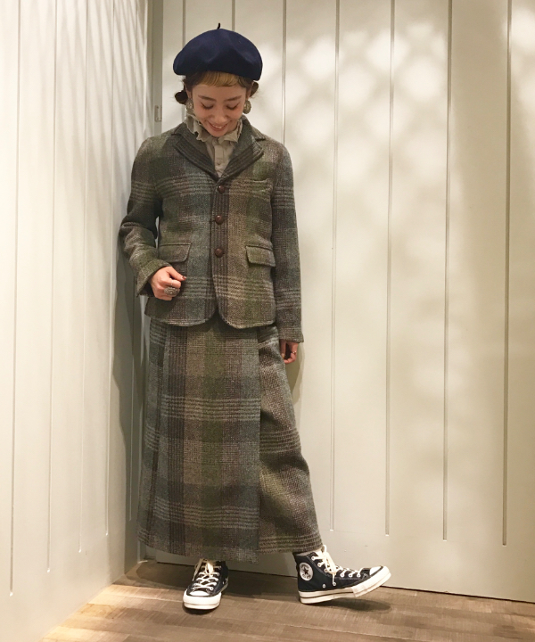 beams boy×harris tweed セットアップ-