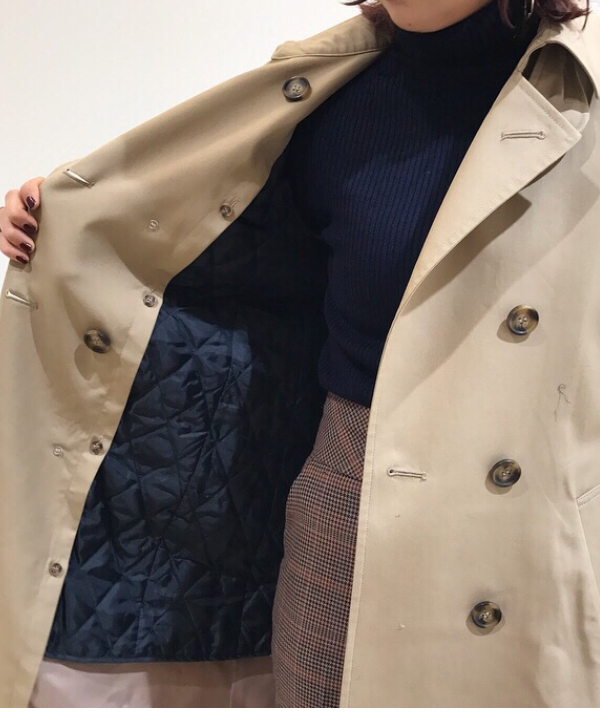 ビーミング by オファー ビームス ライナー 付き トレンチ コート 17aw p