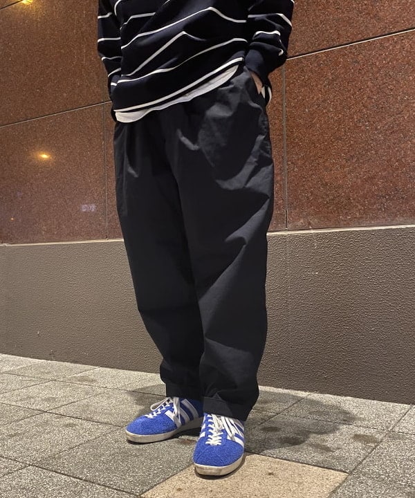 春先取りの BEAMS SSZ REPAIR CHINO BEAMS PANTS チノパン ネイビー M