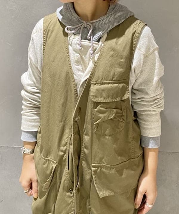 原口 愛さんの「BEAMS WOMEN｜Healthknit × BEAMS BOY / ワッフル プルオーバー パーカ」を使ったコーディネート