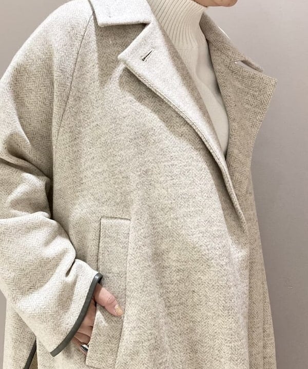 塚越 有紀さんの「BEAMS WOMEN｜Demi-Luxe BEAMS / コットン混 パフスリーブニット」を使ったコーディネート