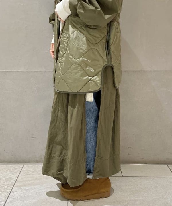 原口 愛さんの「BEAMS WOMEN｜Healthknit × BEAMS BOY / ワッフル プルオーバー パーカ」を使ったコーディネート