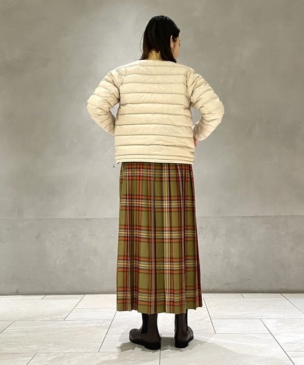 タキグチ アカネさんの「BEAMS WOMEN｜DANTON / CREWNECK INNER DOWN JACKET」を使ったコーディネート