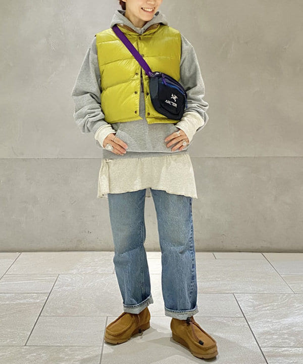 原口 愛さんの「BEAMS WOMEN｜orSlow / 別注 No.8 DENIM」を使ったコーディネート